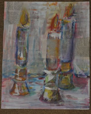 Candle Collage