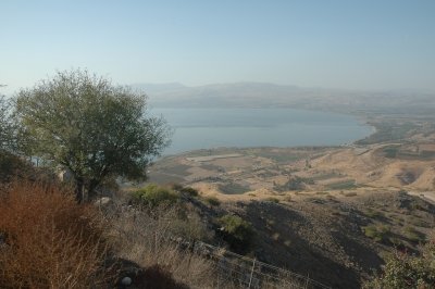 Sea of Galillee from Golan Heights