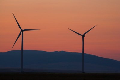 Wind turbines (Invenergy) Judith Gap, Montana