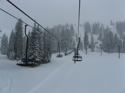 Bear Valley day trip #1 -- snowy