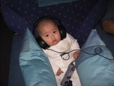 Nikki's first flight....