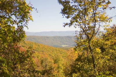 View from Devil's Hole Mountain and into West Virginia
