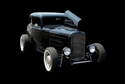 I blacked out everything but the car. I shot this bad boy at a car show in Northtown in 2007.