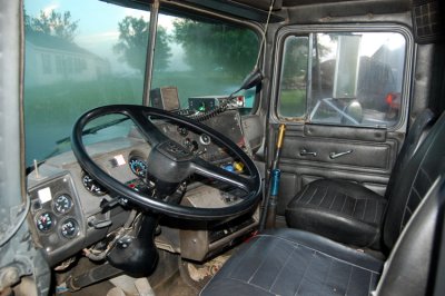 So we hit the gate doin 98, I said let them truckers roll, ten-four. I love this big bastard.