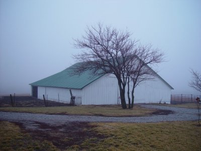 This was the main barn at #02... before all of the crap. 
