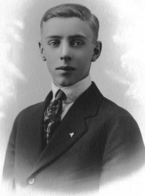 Harry M. Mattson was the 7th child & the 6th son born to, Andrew V. Mattson & his wife, Hannah Sofia [Johnson] Mattson on, 04 October 1900, in Glen Arbor, MI. On 03 April 1926, in Newberry, he married, Esther Steiker. Together this couple shared 03 sons. Harry died in Newberry, in 1961. He's buried in Forest Home Cemetery, Newberry. A photograph of Esther can be seen a few rows up, sititng with her nephew & neices, George Raymond, Dorothy E., & Lucille Alena, Mattson. Harry M. Mattson & his wife, Esther [Steiker] Mattson made their home in the very same house as my mother, Lois Marie [St. Clair] Robinson, does now.