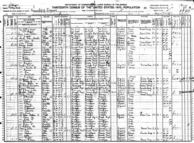 Shown above is the federal census for, Presque Isle County, Michigan. Beginning on line #03 we can see, Robert St. Clair & his wife, Jennette E. [Corbett] St. Clair.