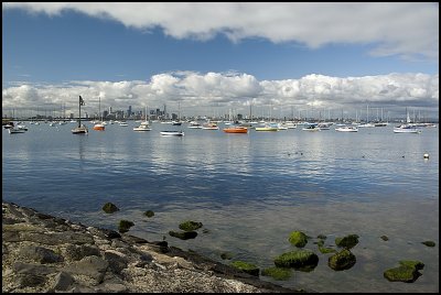 Melbourne CBD from WIlliamstown 4