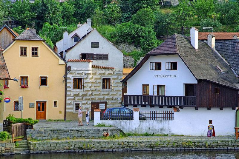 Cesky Krumlov - a couple of pensions