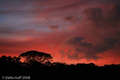 Sunset in Monteverde, Costa Rica