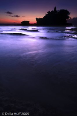 Tanah Lot Temple at Twilight (Vertical)