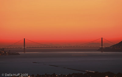 Smoldering Sunset, from the Berkeley Hills