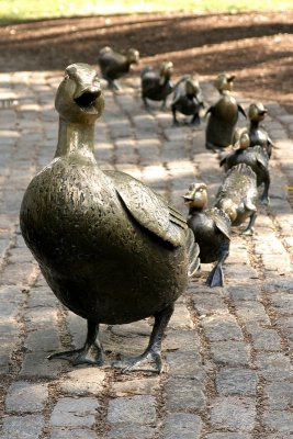 Make Way for Ducklings, Public Garden (Color, Vertical)