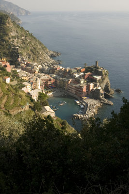 View from train to Monterosso
