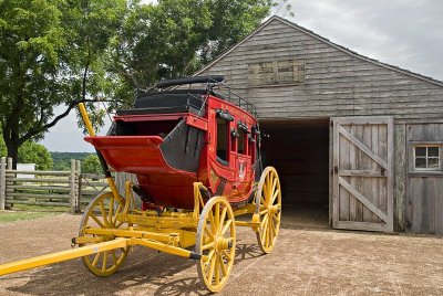 1850 Concord Stagecoach  by John Chandler