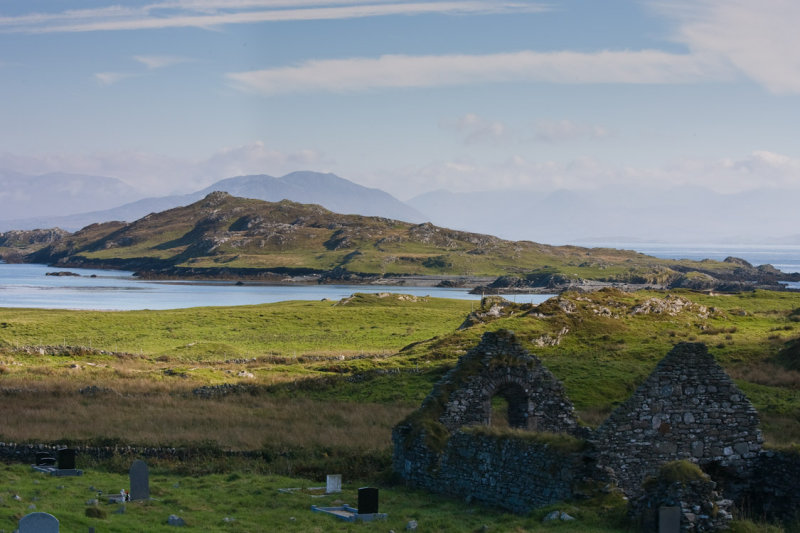 View from Graveyard on Inishbofin Co. Galway