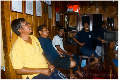 In the wheelhouse.