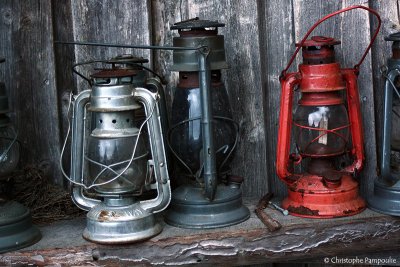 Old oil lamps