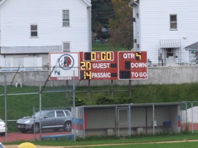 vs. Passaic-9-30-2006-Sat. 1pm, Blfd.- 20, Passaic - 14