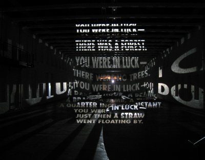 Jenny Holzer Projections MASS MoCA