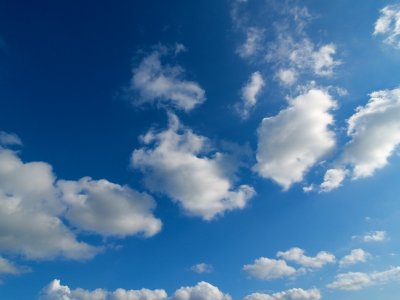 Blue sky and clouds