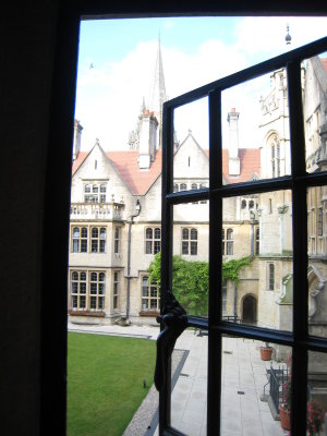 View from Bill's office Oxford