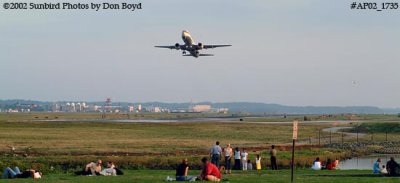 Gravelly Point with Ronald Reagan Washington National Airport in background aviation stock photo #AP02_1735