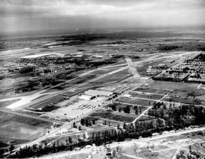 Miami International Airport Hotel Above Terminal 270 Sunset FL Postcard  Aerial