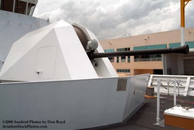 The 57mm Bofors Mk110 gun system onboard the USCGC BERTHOLF (WMSL 750), photo #0543