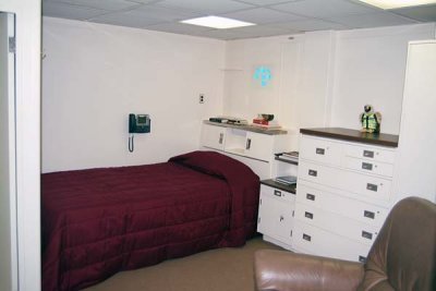 The Captain's quarters onboard the USCGC BERTHOLF (WMSL 750), photo #0545