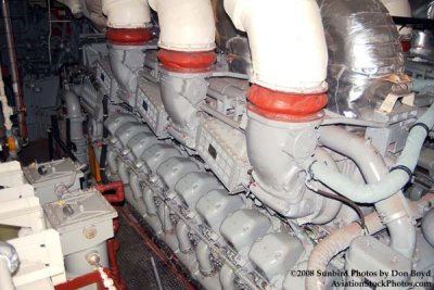 Engine #2 (MTU V20 1163 diesel with 9700HP) onboard the USCGC BERTHOLF (WMSL 750), photo #0555