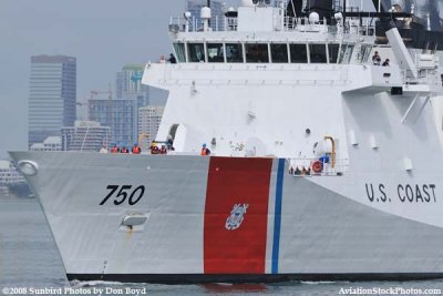 The USCGC BERTHOLF (WMSL 750) coming out of the Port of Miami, photo #1957