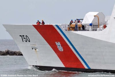 The USCGC BERTHOLF (WMSL 750) departing through Government Cut at Miami Beach, photo #1965