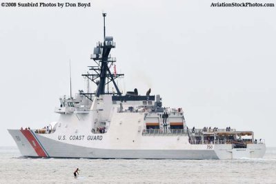 The USCGC BERTHOLF (WMSL 750) turning north after leaving Government Cut at Miami Beach, #1982