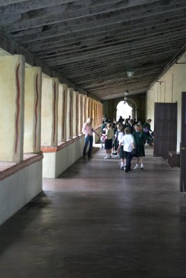 School's out at the Carmel Mission school!
