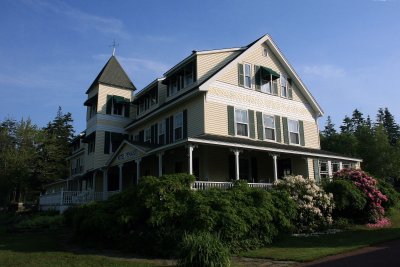 The Pemaquid Point Hotel, where I stayed.  It's kind of an old fashioned place. Kind of different!