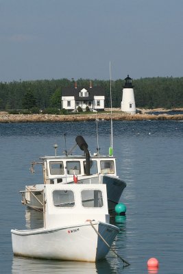 The lighthouse at Prospect Harbor.  Howard and I found it when we visited Acadia before, but I wanted to visit it again.