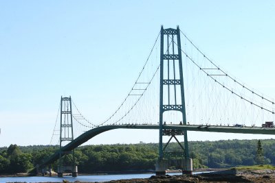 The bridge going over to Deer Isle is a pretty one.