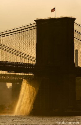 Brooklyn Bridge Water Fall