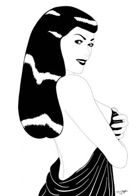 Dream Girl 5 on white background
