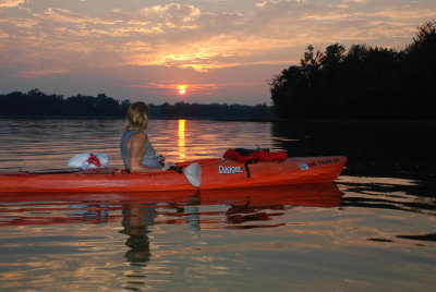 Sunset on Lake Loramie