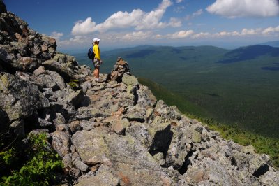 Overlook on the trail, just above tree-line