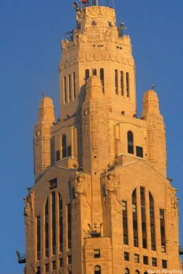 Top of the LeVeque Tower, Tallest building in Columbus from 1927 to 1973