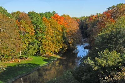 View from the rail trestle