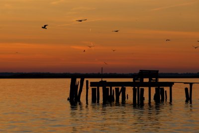 Sunset over the North River 2