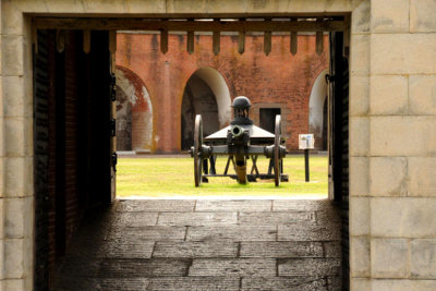 Entrance into Fort Polaski