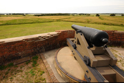 Upper Gun View toward Savanah Harbor