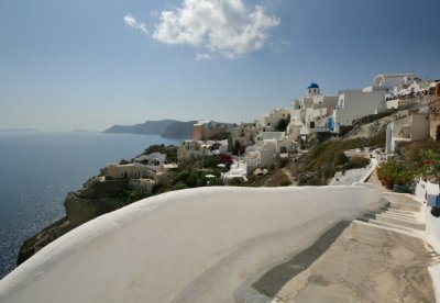 Santorini steps