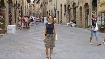 I was actually here.... in San Gimignano