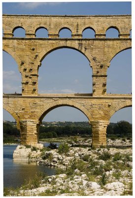 Roman Aqueducts of Pont du Gard France